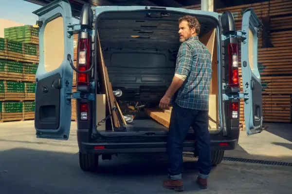 renault trafic van electric - retro